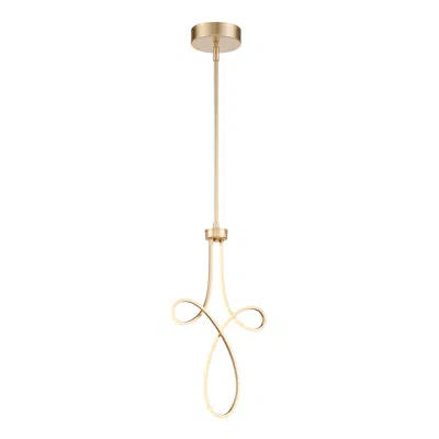 George Kovacs Astor 12" Wide Soft Gold Led Mini Pendant