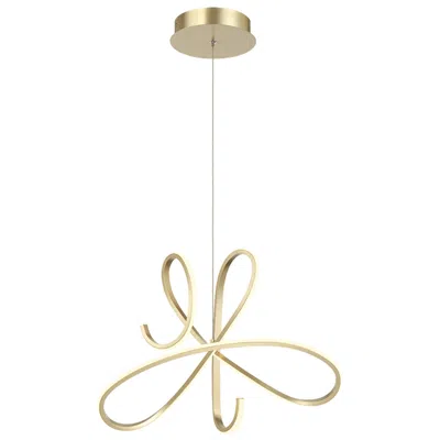 George Kovacs Astor 17 1/4" Wide Soft Gold Led Pendant Light