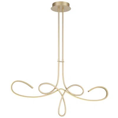 George Kovacs Astor 38" Wide Soft Gold Led Island Pendant