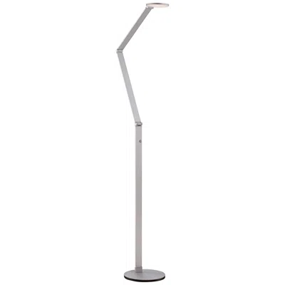 George Kovacs Caswell 65" Adjustable Chiseled Nickel Led Floor Lamp