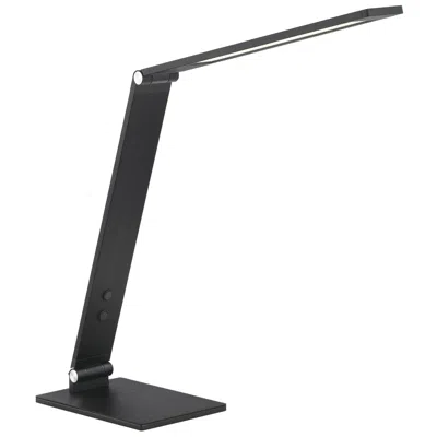 George Kovacs Cct 13.56-in Brushed Black Desk Lamp With Black Metal Shade