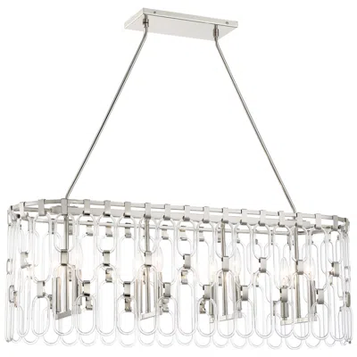 George Kovacs Charming 8-light Polished Nickel Island Chandelier