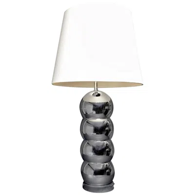 Pre-owned George Kovacs Chrome Ball Lamp Attributed To Kovacs In Transparent