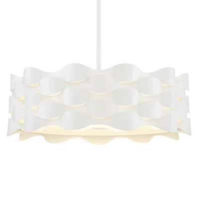 George Kovacs Coastal Current 21" Wide Sand White Led Pendant Light