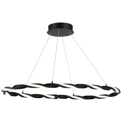 George Kovacs Convolution Led Coal Pendant