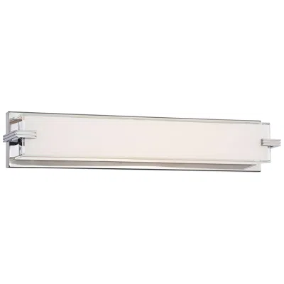 George Kovacs Cubism 24" Wide Chrome Led Bath Light
