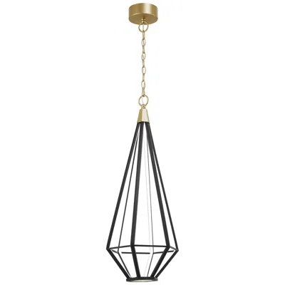George Kovacs Dripping Gems 10 1/2"w Coal Led Mini Pendant