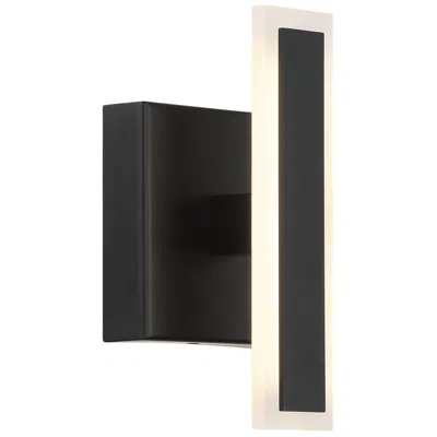 George Kovacs Edge 1-light Black Led Wall Sconce
