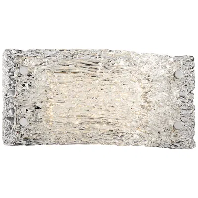 George Kovacs Forest Ice 12" Wide Chrome Led Bath Light