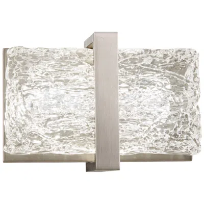 George Kovacs Forest Ice Ii 5" High Chrome Led Wall Sconce