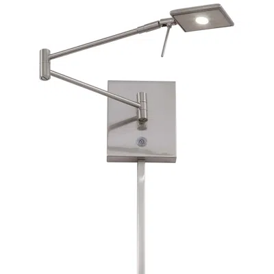 George Kovacs George's Reading Room 1-light Brushed Nickel Swing Arms