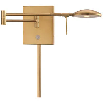 George Kovacs George's Reading Room Led Honey Gold Swing Wall Lamp