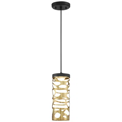 George Kovacs Golden Eclipse 4 1/2" Wide Coal Honey Gold Led Mini Pendant