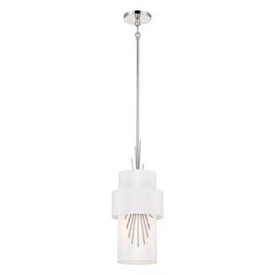 George Kovacs Gramercy 9" Wide Polished Nickel Mini Pendant