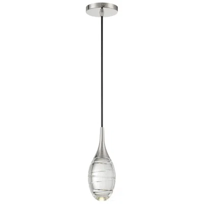 George Kovacs Hail 4 1/4"w Polished Nickel Led Mini Pendant