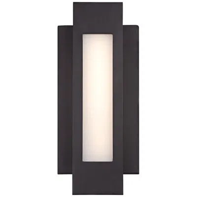 George Kovacs Insert 12"h Led Bronze Outdoor Wall Light
