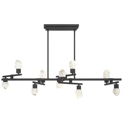 George Kovacs Kosmyc 8-light Sand Black Led Island Chandelier