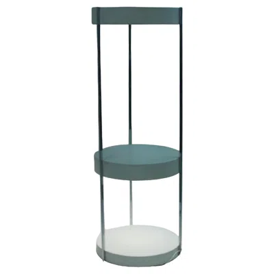Pre-owned George Kovacs Kovaks Enameled Steel Floor Lamp Shelving & Display Etagere Mid-century Minimal In Transparent