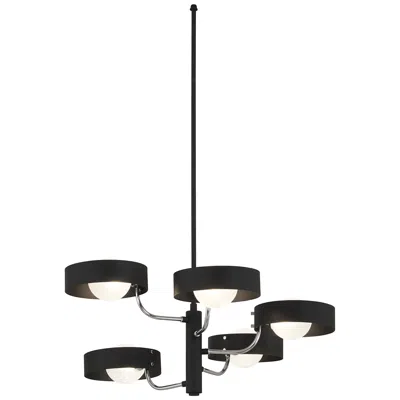 George Kovacs Lift Off 5-light Sand Coal Chandelier
