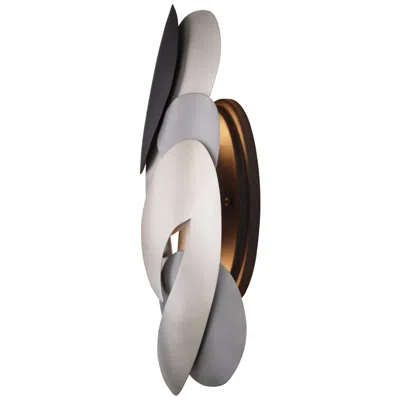 George Kovacs Metalo Misto 2-light Black And Midnight Wall Sconce