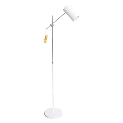 Pre-owned George Kovacs Mid Century American Modern Aluminum Adjustable Floor Lamp By  In Transparent