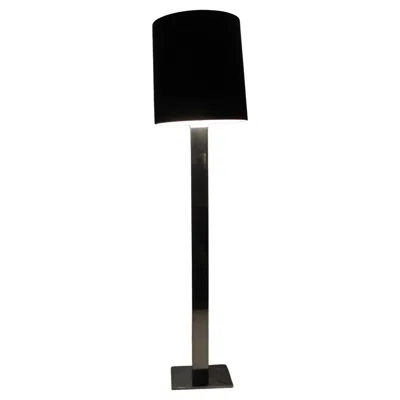 Pre-owned George Kovacs Mid-century Modern Kovacs Chrome Floor Lamp With Shade Pair Available In Black