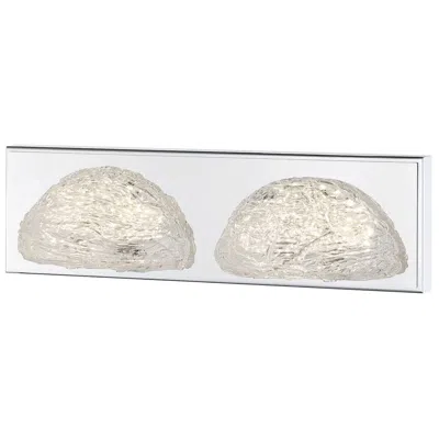 George Kovacs Modern Ice 2-light Led Chrome Bath
