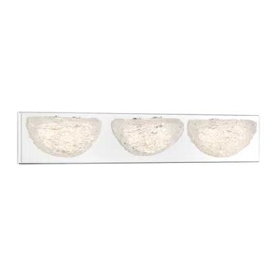 George Kovacs Modern Ice 3-light Led Chrome Bath