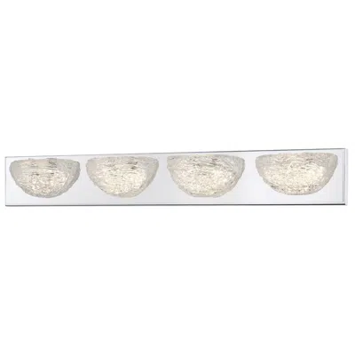 George Kovacs Modern Ice 4-light Led Chrome Bath