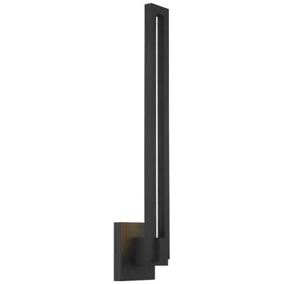 George Kovacs Music Led Sand Black Outdoor Wall Sconce