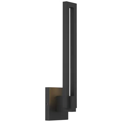 George Kovacs Music Led Sand Black Outdoor Wall Sconce