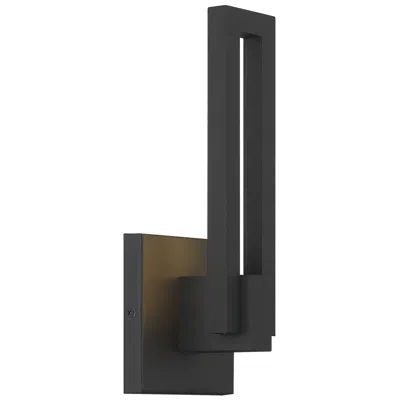 George Kovacs Music Led Sand Black Outdoor Wall Sconce