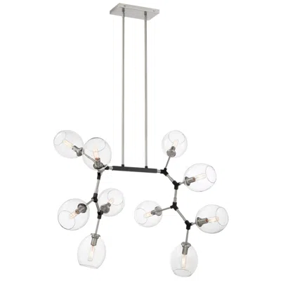 George Kovacs Nexpo 10-light Coal Chandelier