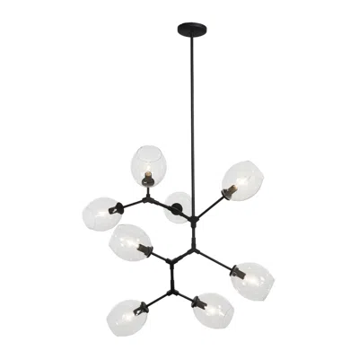 George Kovacs Nexpo 8-light Coal Finish Chandelier