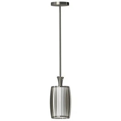 George Kovacs Night Moves 6.5-inch Led Pewter Mini Pendant