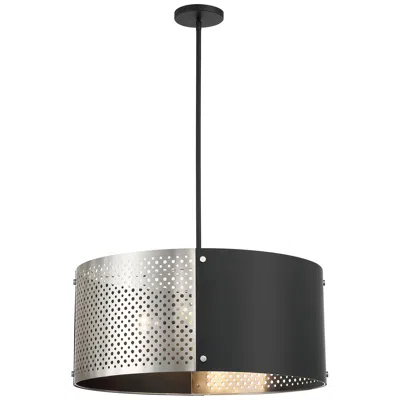 George Kovacs Noho 24 1/2"w Sand Coal And Brushed Nickel Pendant Light