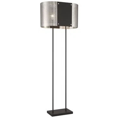 George Kovacs Noho Sand Coal And Brushed Nickel Floor Lamp