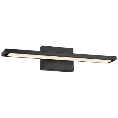 George Kovacs Parallel Led Black Vanity Light With Frosted Acrylic Shade