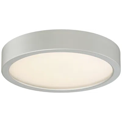 George Kovacs Puzo 8" Wide Silver Finish Led Disc Ceiling Light