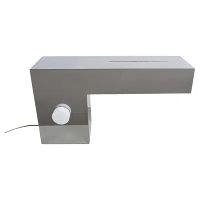 Pre-owned George Kovacs Rare Milo Baughman For Kovacs Cantilever Chrome Desk / Table Lamp, Model 3085 In Clear