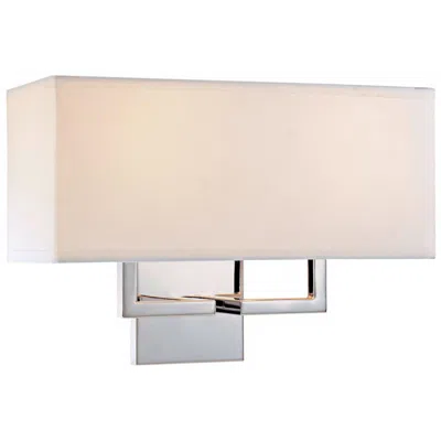 George Kovacs Rectangle Chrome 11" High Wall Sconce