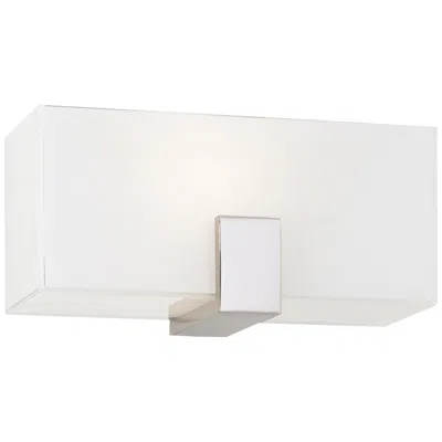 George Kovacs Rectangular 10" Polished Nickel Wall Sconce