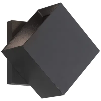 George Kovacs Revolve 4 3/4"h Sand Black Square Led Outdoor Wall Sconce