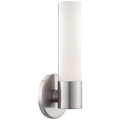 George Kovacs Saber 12" High Brushed Nickel Led Sconce