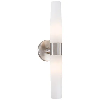 George Kovacs Saber 2-light Brushed Stainless Steel Vanity Light