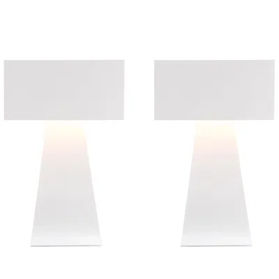 Pre-owned George Kovacs Sculptural Pair Of Lamps By - 2 Pair Available In Transparent