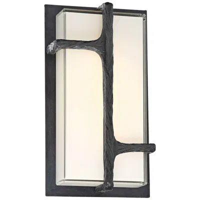 George Kovacs Sirato 11 1/4" High Spanish Iron Led Outdoor Wall Light