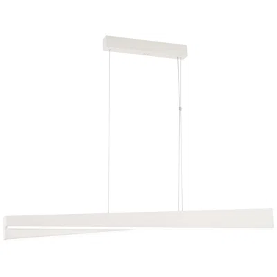 George Kovacs So Inclined 49"w Sand White Led Island Pendant