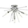 George Kovacs Spiked 20" Wide Chrome 4-light Ceiling Light
