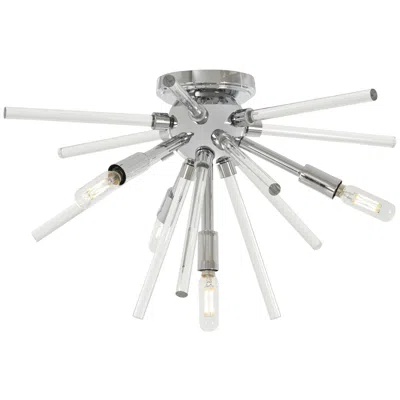 George Kovacs Spiked 20" Wide Chrome 4-light Ceiling Light